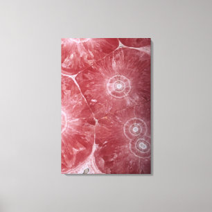 Rhodochrosite (MnCO3), en malm av Manganese som ä Canvastryck