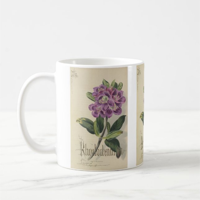 Rhododendon av Paul Jerrard Kaffemugg (Vänster)