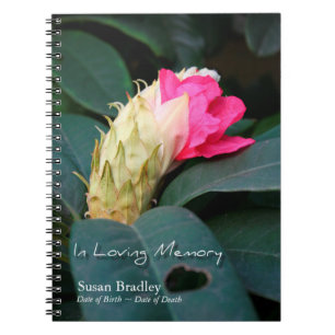 Rhododendron 2 Firande i Life Guest Bok Anteckningsbok