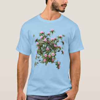Rhododendron Botanical Flower T Shirt