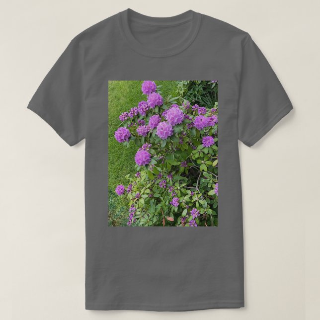 Rhododendron Bush T Shirt (Design framsida)