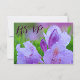 Rhododendron Efter Regn Bröllop RSVP OSA Kort