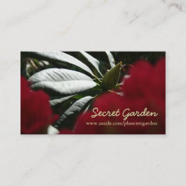 Rhododendron Floral Photography - Affärskort 1 Visitkort