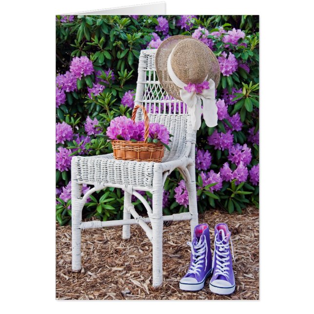 Rhododendron Garden Hälsningskort (Framsidan)