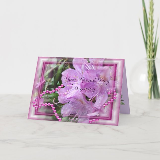 Rhododendron och pärlor 2 - skräddarsy något kort (Framsida)