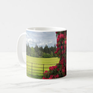 Rhododendron och Scenia View i Skottland Kaffemugg