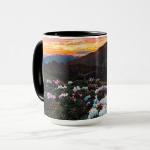 Rhododendron som blommar den Taroko Mugg
