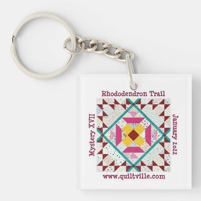 Rhododendron Trail Acrylic Keychain (Framsidan)
