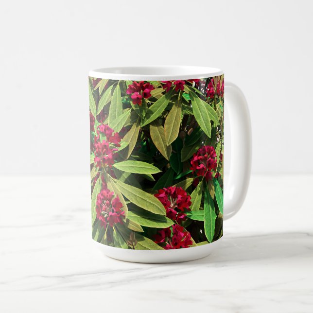 Rhododendronblomning Kaffemugg (Framsida höger)