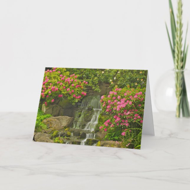 Rhododendronhälsningkort Kort (Framsida)