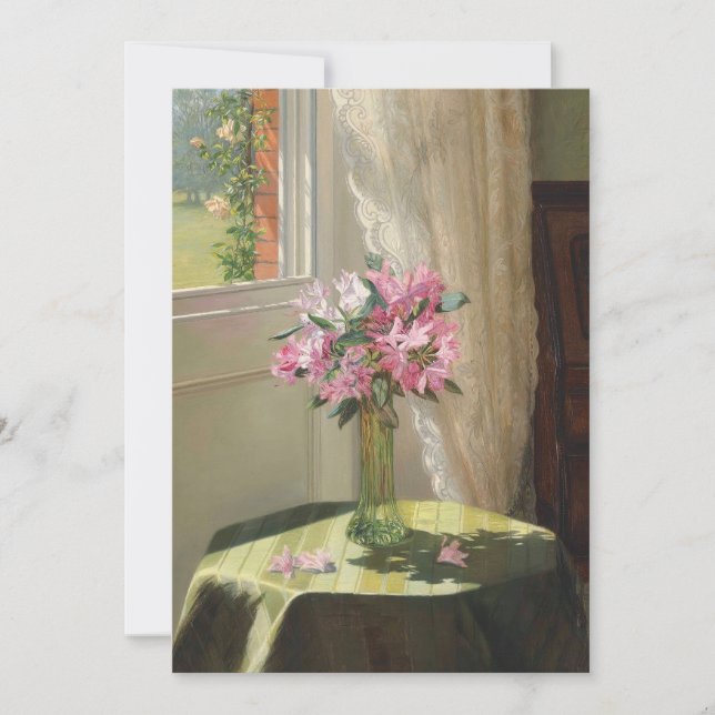 Rhododendrons by a Window | Jessica Hayllar (Framsida)