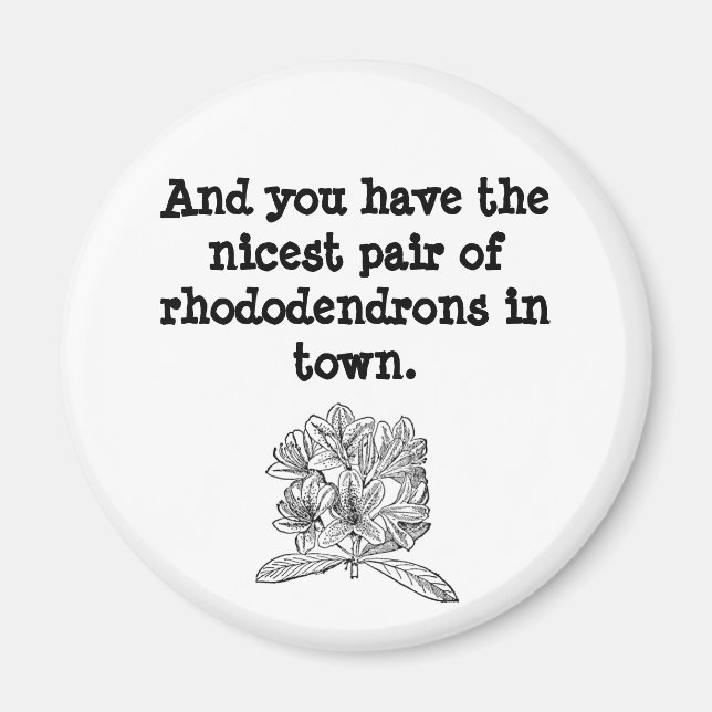 Rhododendrons Magnet (Framsidan)