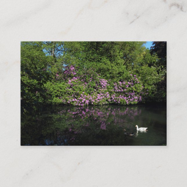 Rhododendrons Visitkort (Framsida)