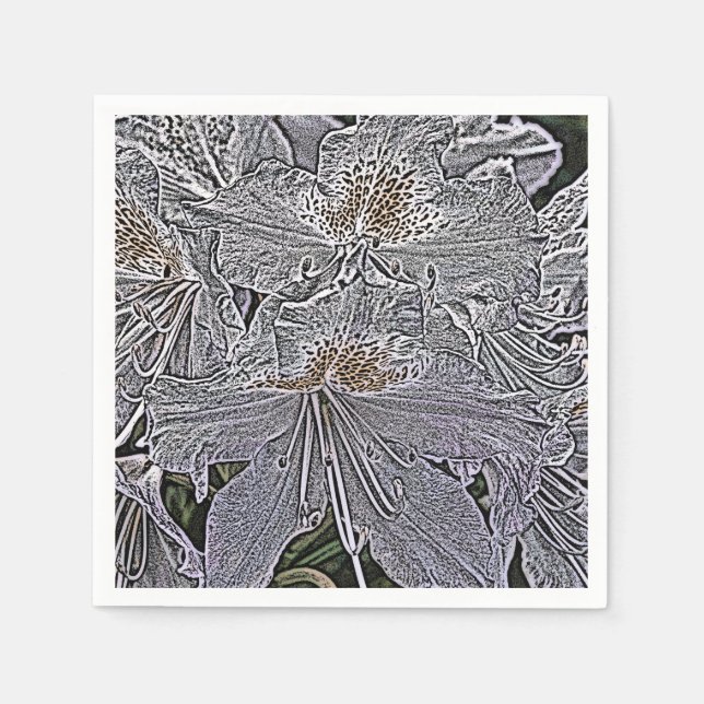 RHODODRONS PAPPERSSERVETT (Framsidan)