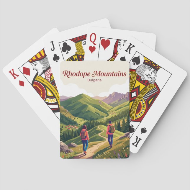 Rhodopibergen Bulgarien Casinokort (Baksidan)