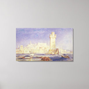 Rhodos, c.1823-24 (med karosserifärg på papprare canvastryck