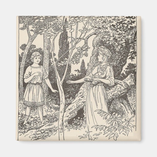 Rhoecus och Gentle Nymph Magnet (Framsidan)