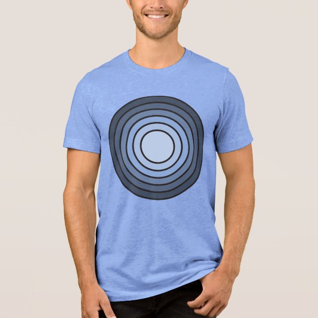 Rholmn (Combined Blue) T Shirt (Framsida)