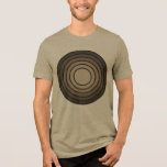 Rholmn (Combined Tan) T Shirt<br><div class="desc">Zen with symmetry. A calming circle pattern with a chill vibe around it.</div>