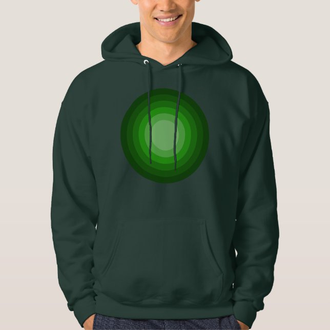 Rholmn (Färgad Grön) Hoodie (Framsida)