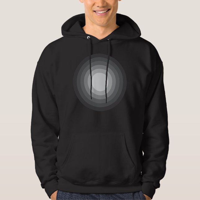 Rholmn (Färgad svart) Hoodie (Framsida)