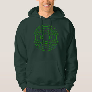 Rholmn (grön kontur) hoodie