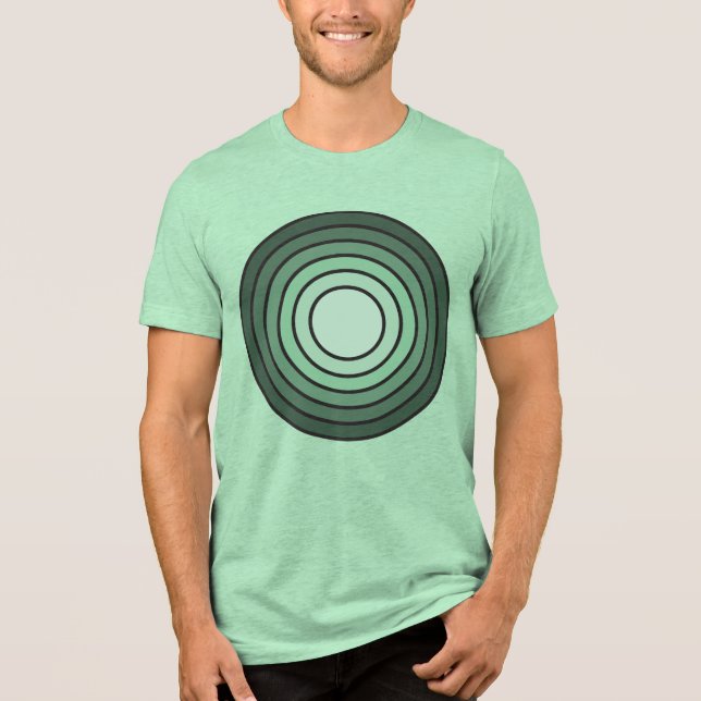 Rholmn (Kombinerad grön) T Shirt (Framsida)