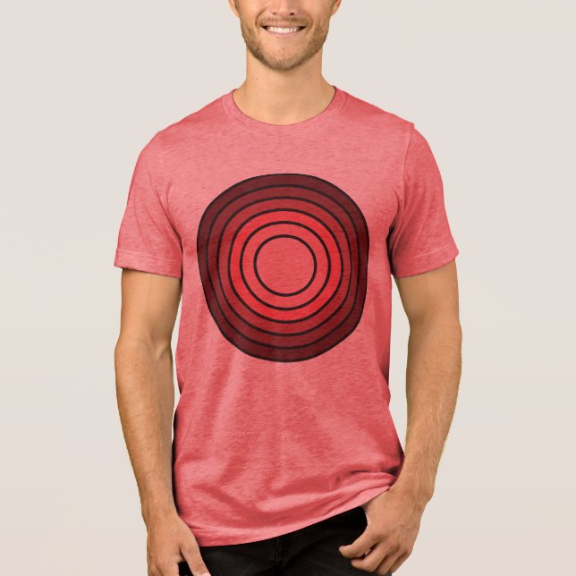 Rholmn (Kombinerad röd) T Shirt (Framsida)