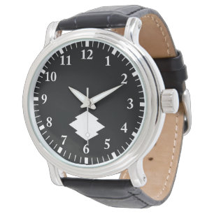 Rhombi gräs bark armbandsur