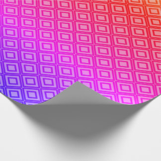 Rhombus blue orange presentpapper