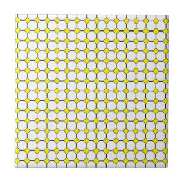 Rhombus Ceramic Tile, Gult (4,25 x 4,25 tum) Kakelplatta