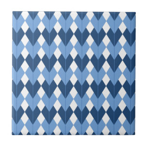 Rhombus-design Kakelplatta
