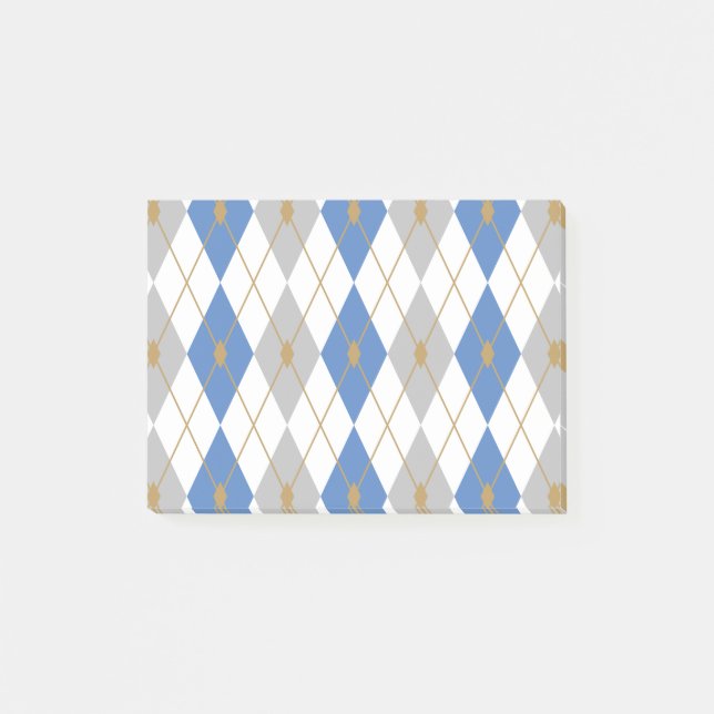 Rhombus Färg-kombination 2 Post-it Block (Framsida)