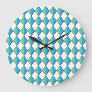 Rhombus Rumpus Large Clock Stor Klocka