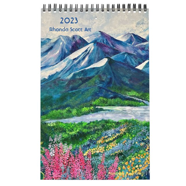 Rhonda Scott Art 2023 Small Calendar Kalender (Omslag)