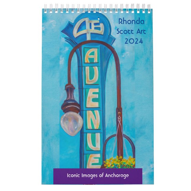 Rhonda Scott Art 2024 Calendar Kalender (Omslag)