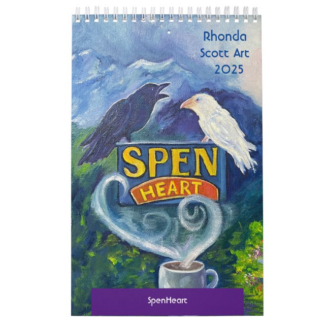 Rhonda Scott Art 2025 Calendar Kalender (Omslag)
