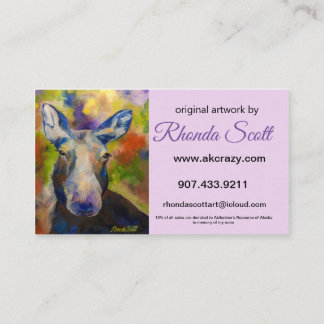 rhonda scott_Standard, 3,5 tum x 2,0 tum Biz_QR ko Visitkort