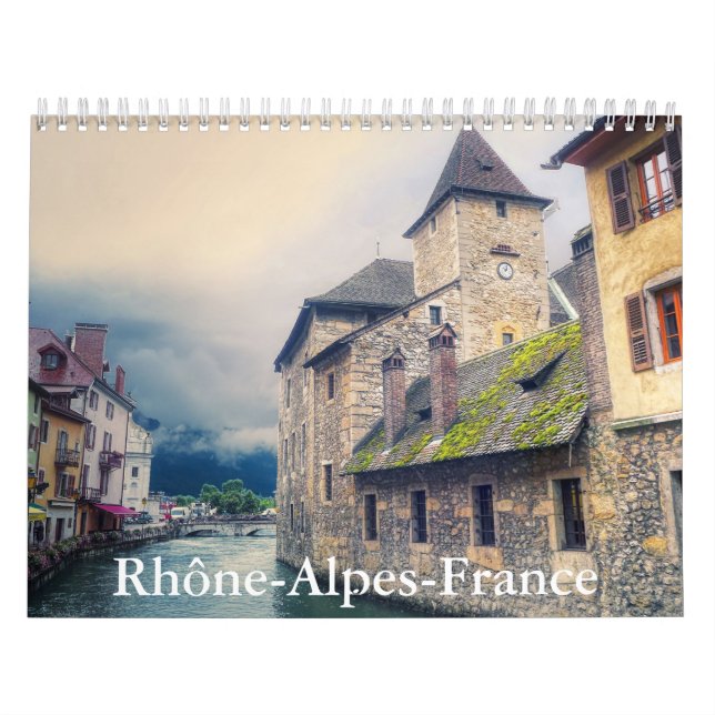 Rhône-Alpes-Frankrike Calendar Kalender (Omslag)