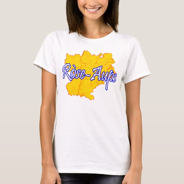 Rhône-Alpes - Ròse-Aups Tee (Framsida)