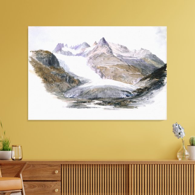  Rhône Glacier  Canvastryck (Insitu (Vardagsrum))