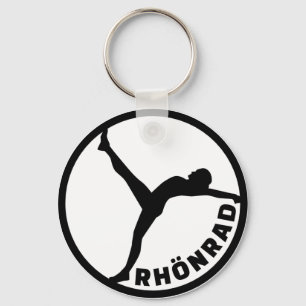 Rhönrad gymwheel nyckelring