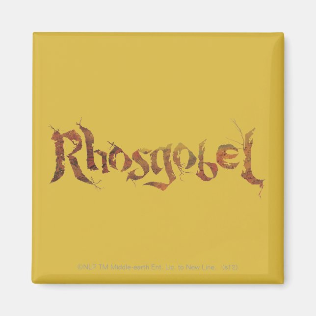 Rhosgobel Namn Magnet (Framsidan)