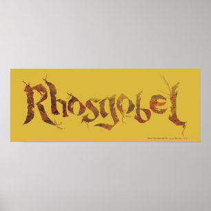 Rhosgobel Namn Poster