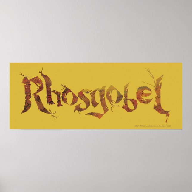 Rhosgobel Namn Poster (Framsidan)