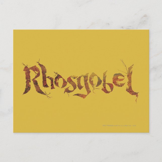 Rhosgobel Namn Vykort (Framsida)