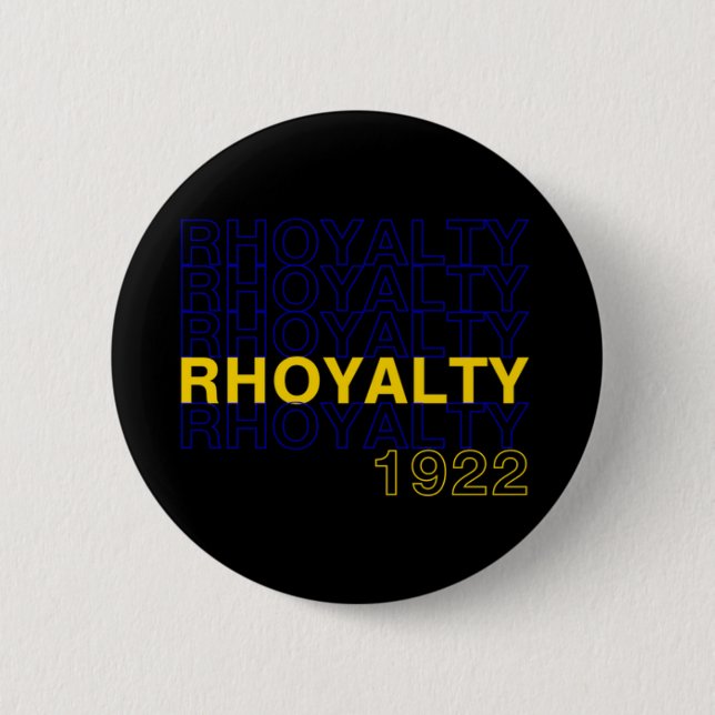 Rhoyalty 1922 - Rho för SigmaGamma SGRHO Knapp (Framsida)