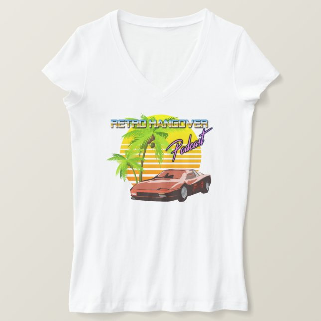 RHP ’Outrunner’ Bella+Canvas Jersey V-Nacke Tee (Design framsida)