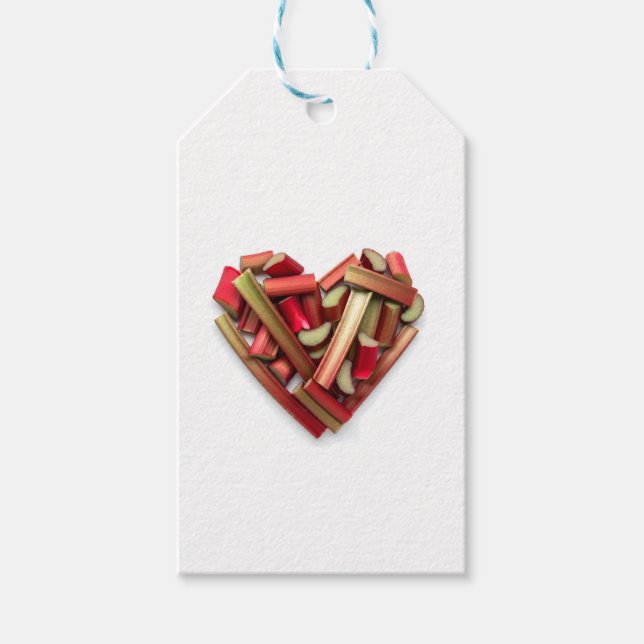 Rhubarb Heart Presentetikett (Framsidan)