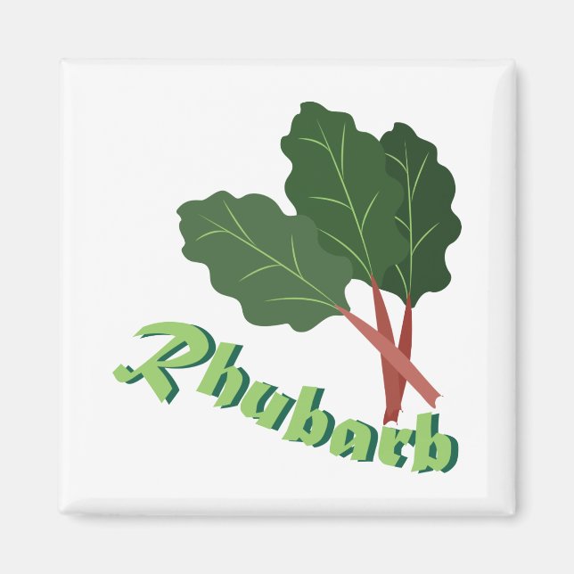 Rhubarb Magnet (Framsidan)
